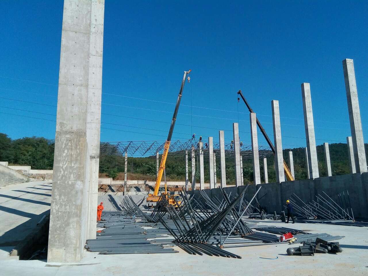 威海攪拌站網(wǎng)架